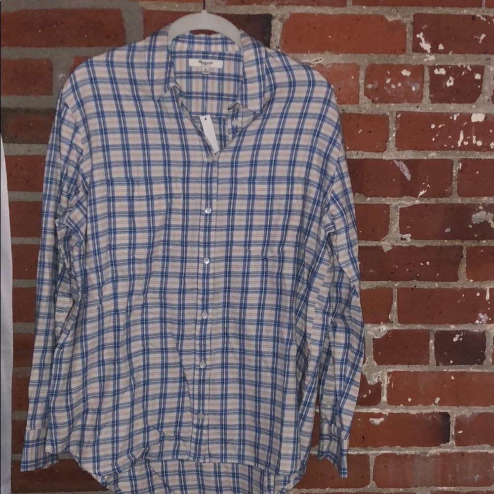 NWT! Madewell Plaid Shirt